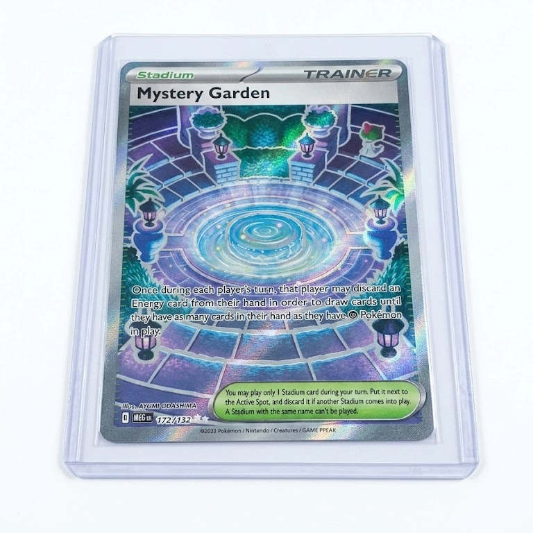 Pokemon Mystery Garden 172/132 - Mega Evolution - UR Full Art Stadium -(NM)