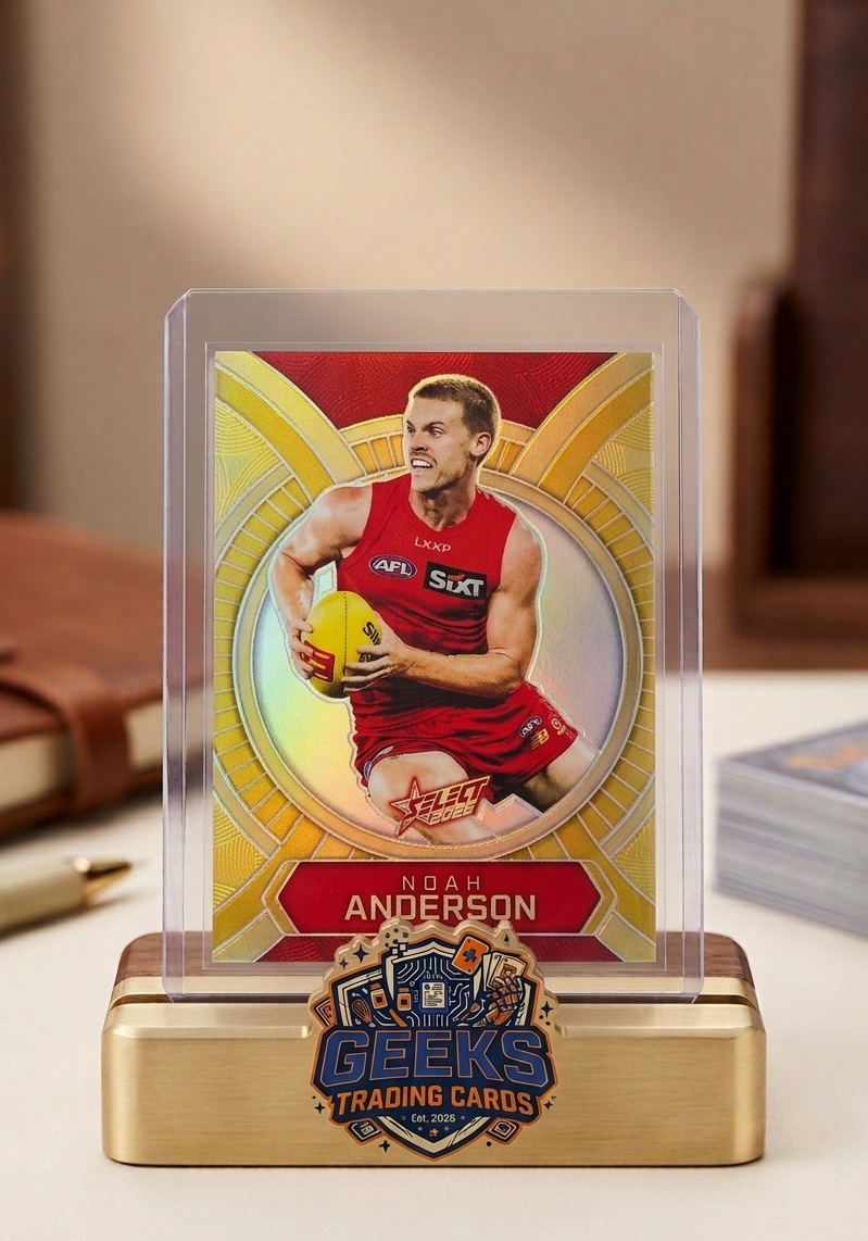 2026 Select AFL Noah Anderson Gold Prizm/Holo - Mint Condition - Gold Coast Suns
